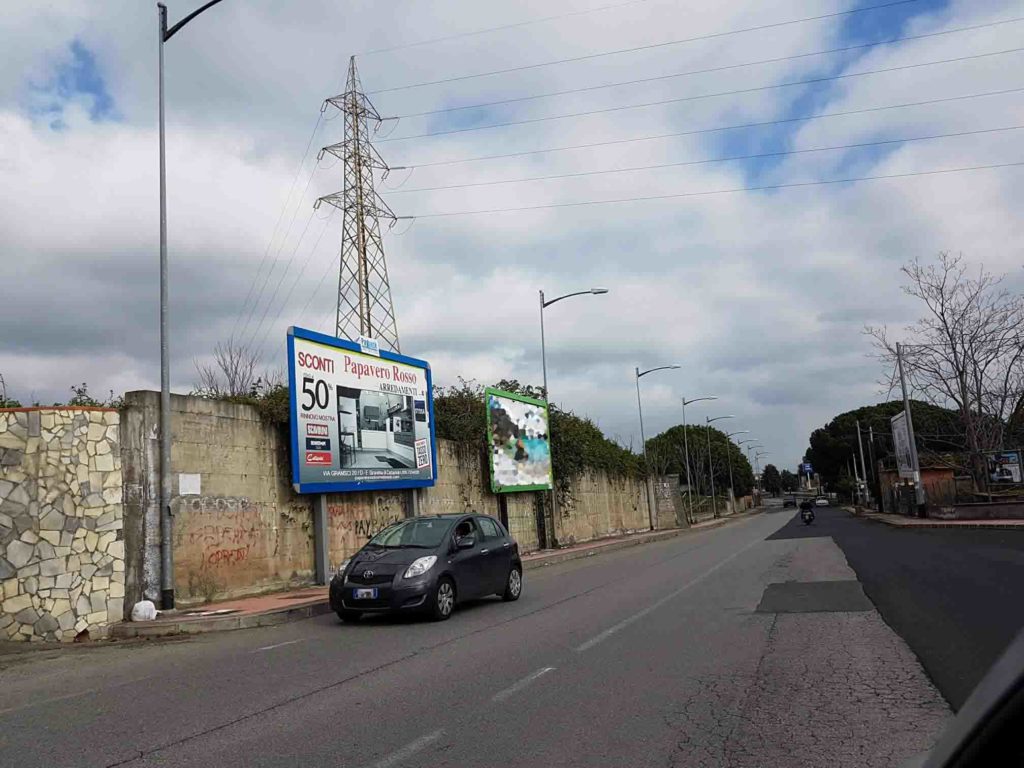 CARTELLONE PUBBLICITARIO 6X3 MT.