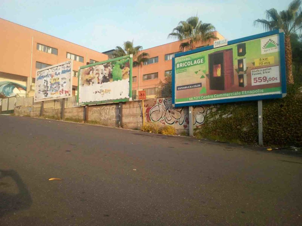 CARTELLONE PUBBLICITARIO 6X3 MT.