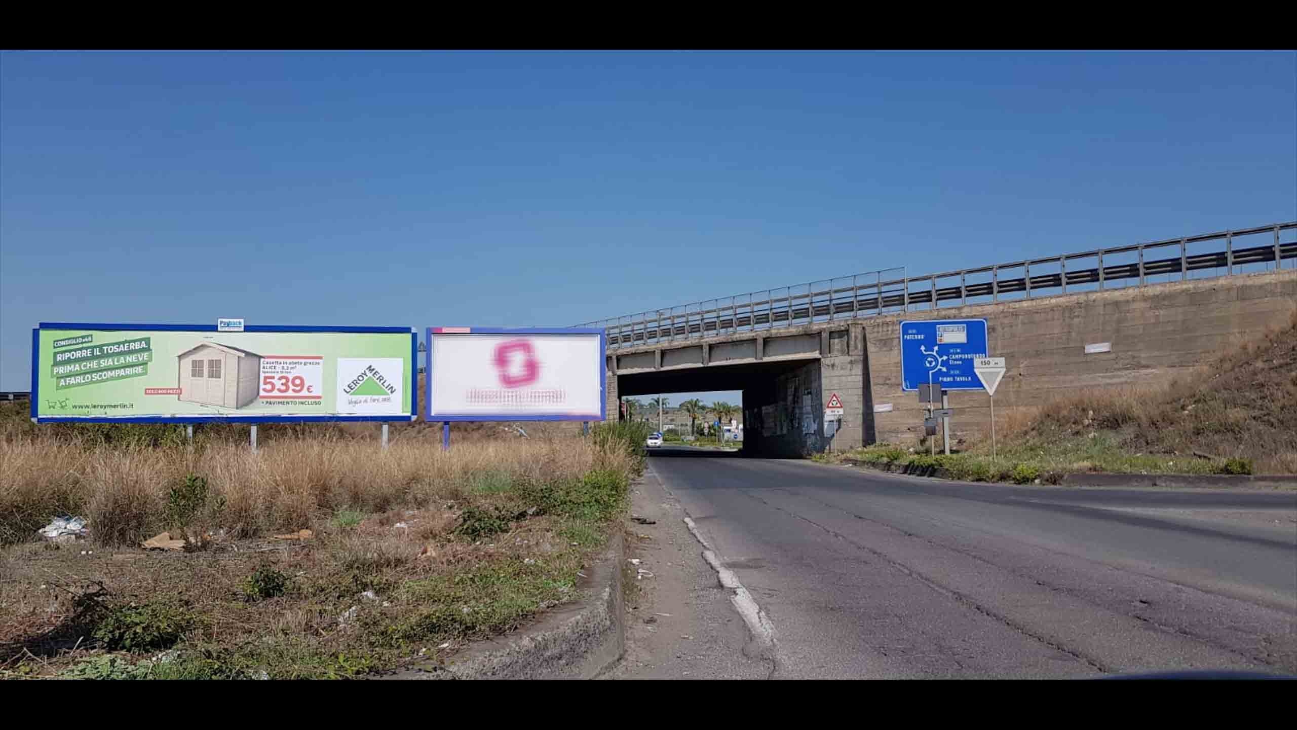 Uscita Valcorrente direzione Centro Commerciale Etnapolis Cartellone pubblicitario 12x3 mt Belpasso Uscita-Valcorrente-direzione-Centro-Commerciale-Etnapolis-Cartellone-pubblicitario-12x3-mt-Belpasso