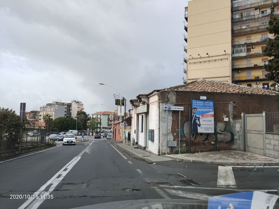 Via Barriera del Bosco direzione Due Obelischi – Sant’Agata Li Battiati