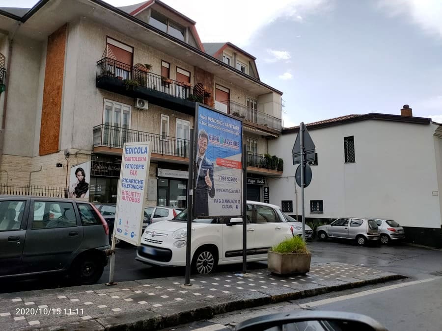 Via Umberto direzione San Giovanni La Punta – Sant’Agata Li Battiati