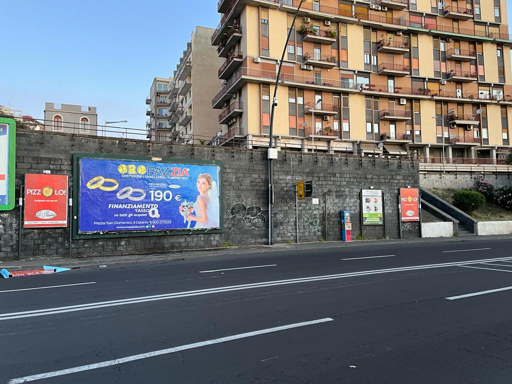 Viale Ruggero di Lauria sotto piazza Europa Catania